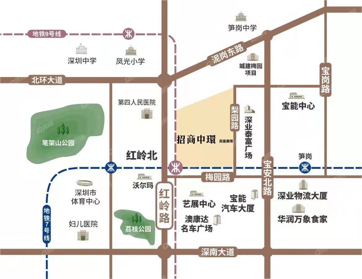 中國人保金融大廈，招商中環熙悅薈-均價120000元/平