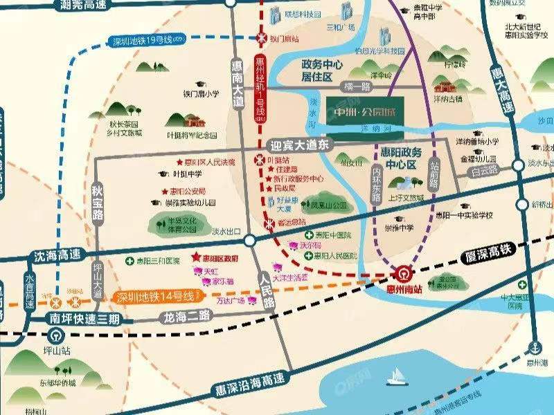 中洲公園城，河谷花園-均價11880元/平
