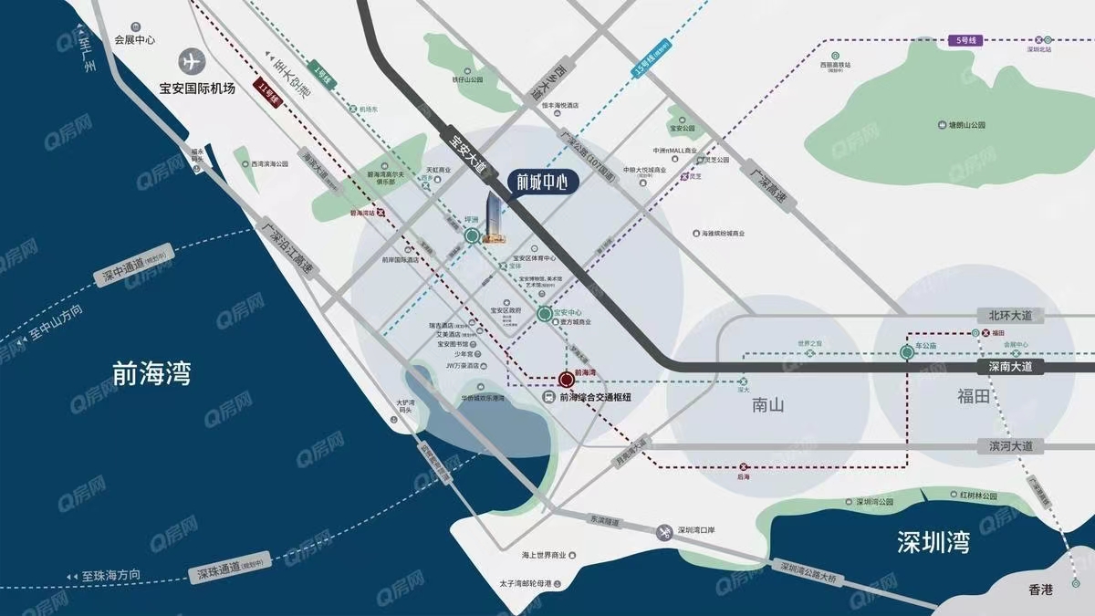 宏發(fā)QCC前城，海城濱?；▓@-均價(jià)150元/平